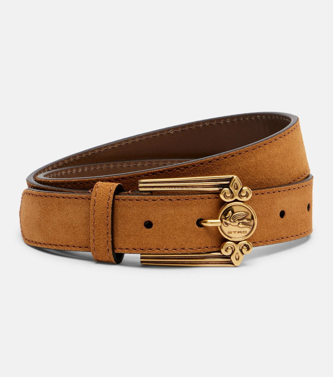 Etro - Pegaso suede belt