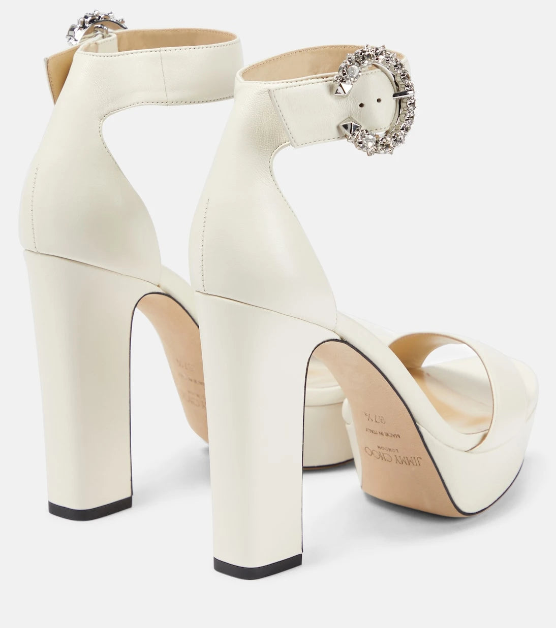 Jimmy Choo - Mionne 120 leather platform sandals