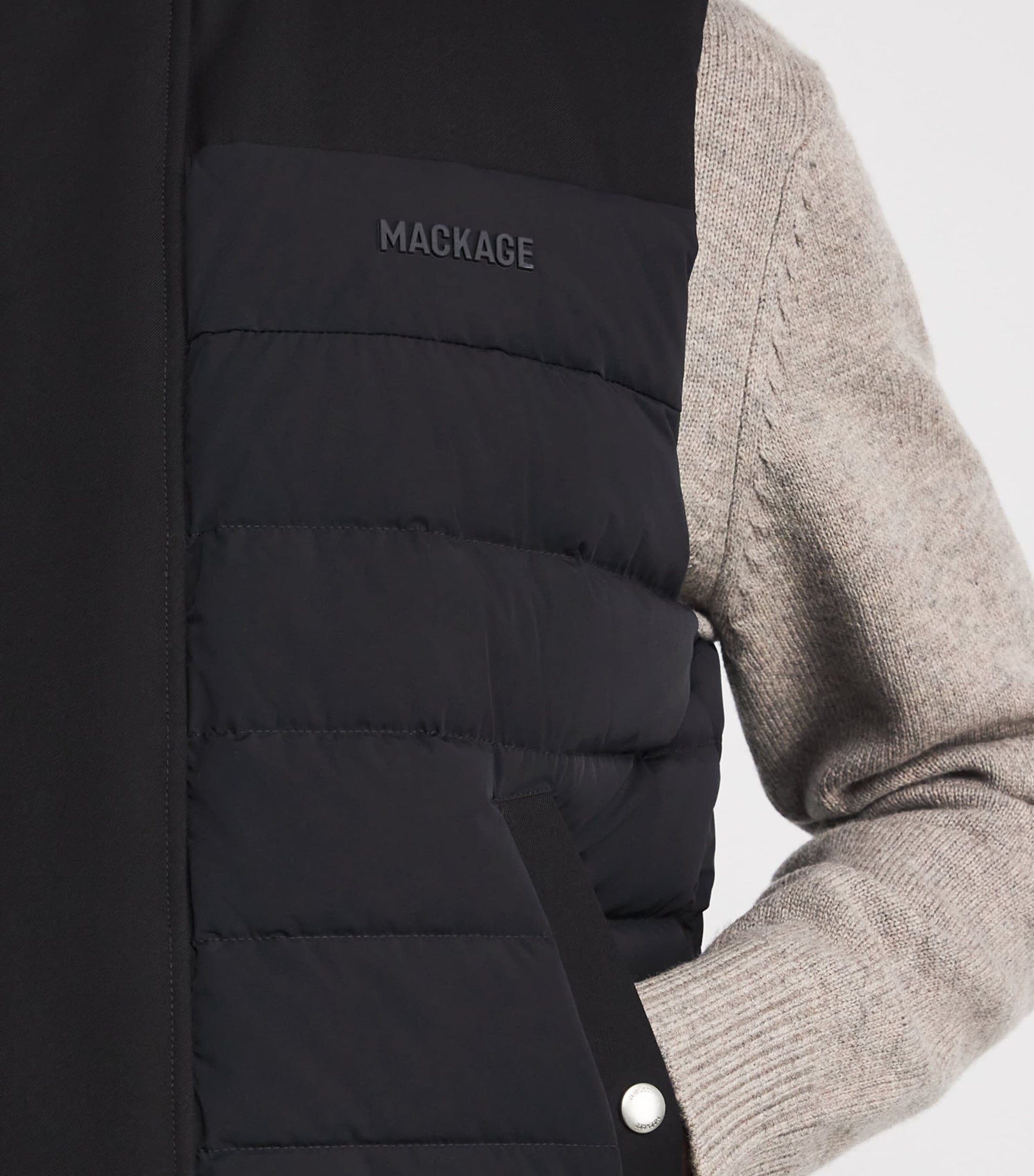 Black Down Brody Gilet