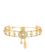 Yellow Gold and Diamond Bouton de Camélia Supple Bracelet