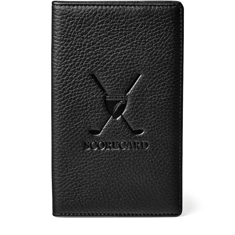 Aspinal Of London Leather Gold Scorecard Holder