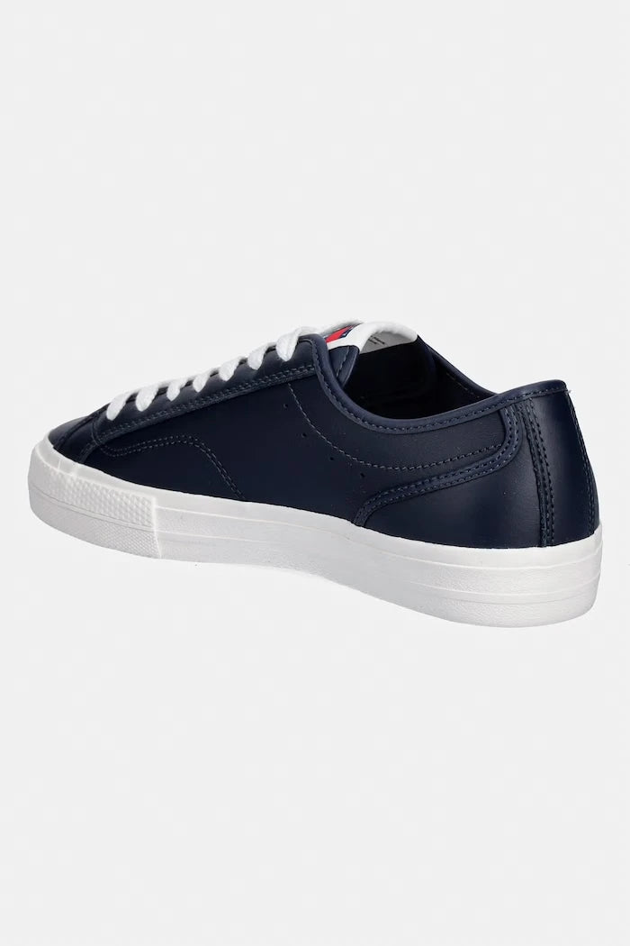 Tommy Jeans ARCHIVE VULC. Y2K LONG LACE düşük kesim erkek deri spor ayakkabı
