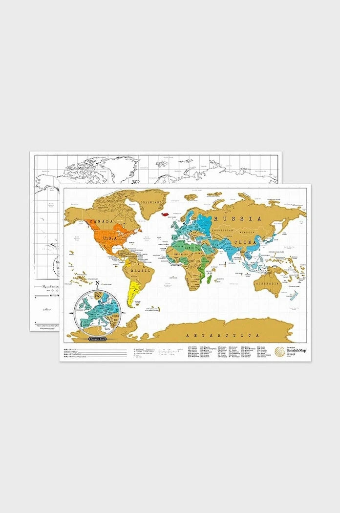 Luckies of London Scratch Map® Travel Edition Kazımalı Harita