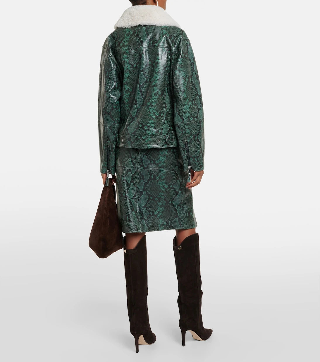 Dorothee Schumacher - Urban Jungle snake-print leather jacket