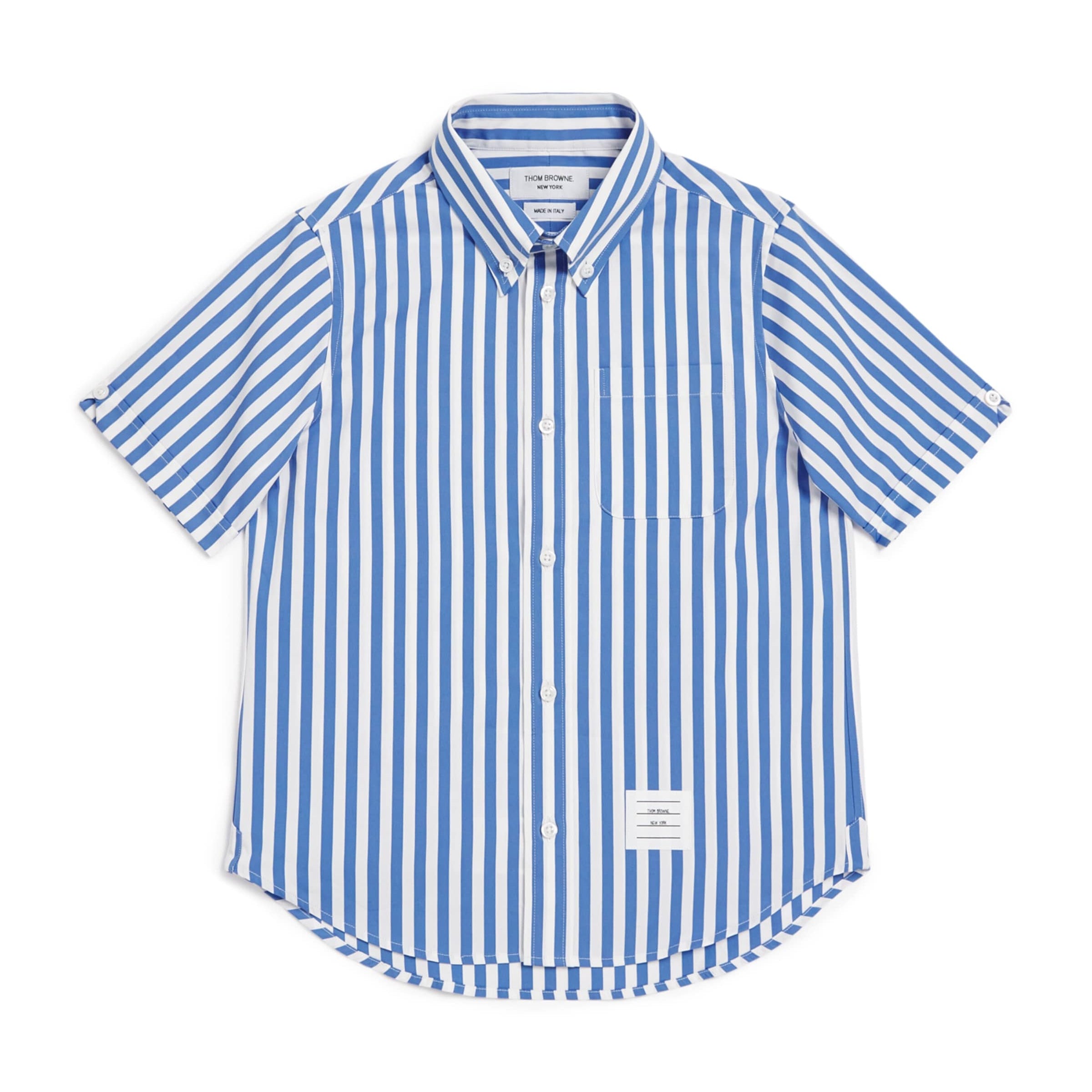 Thom Browne Kids Cotton Stripe Shirt (2-12 Years)