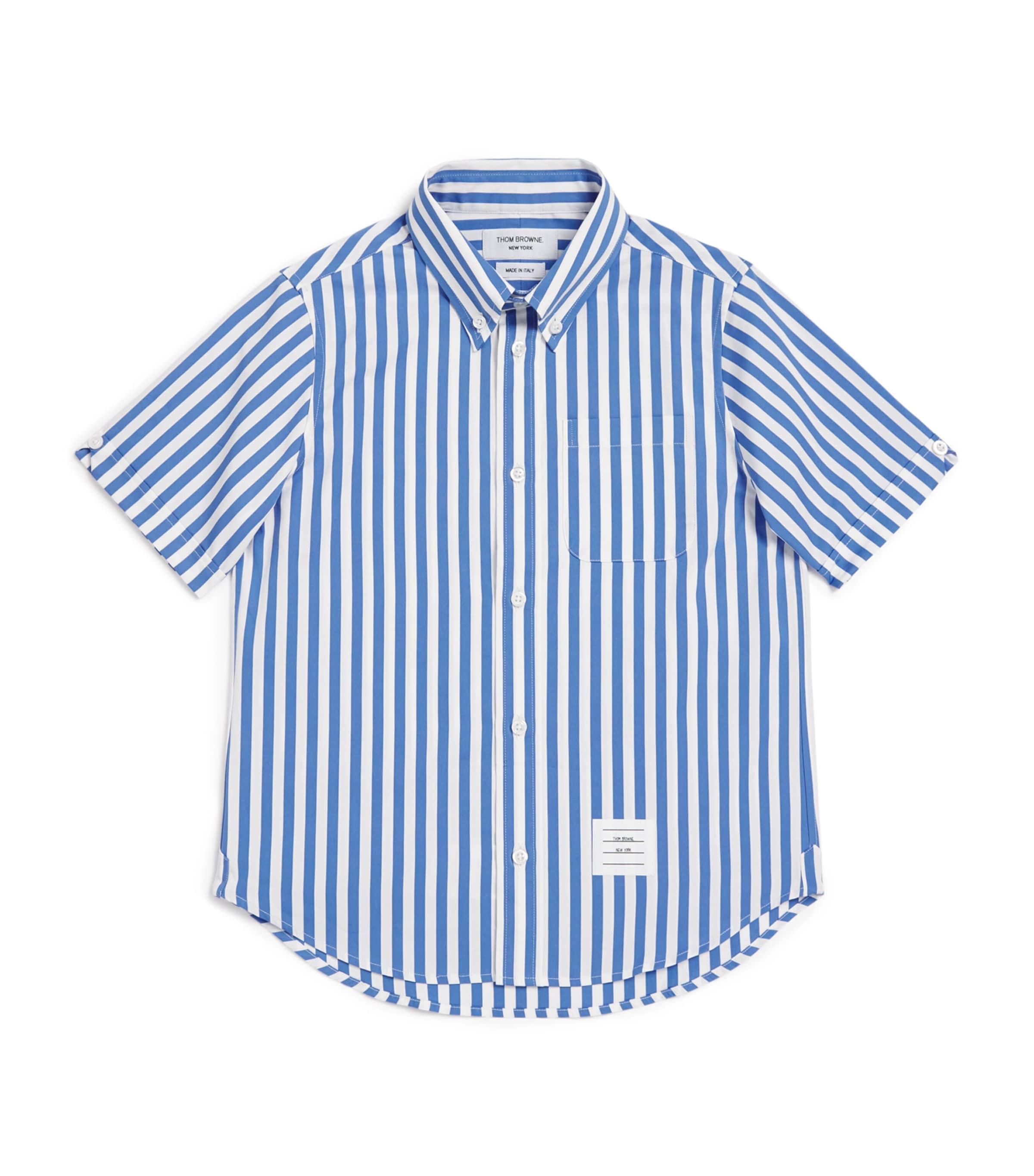Thom Browne Kids Cotton Stripe Shirt (2-12 Years)