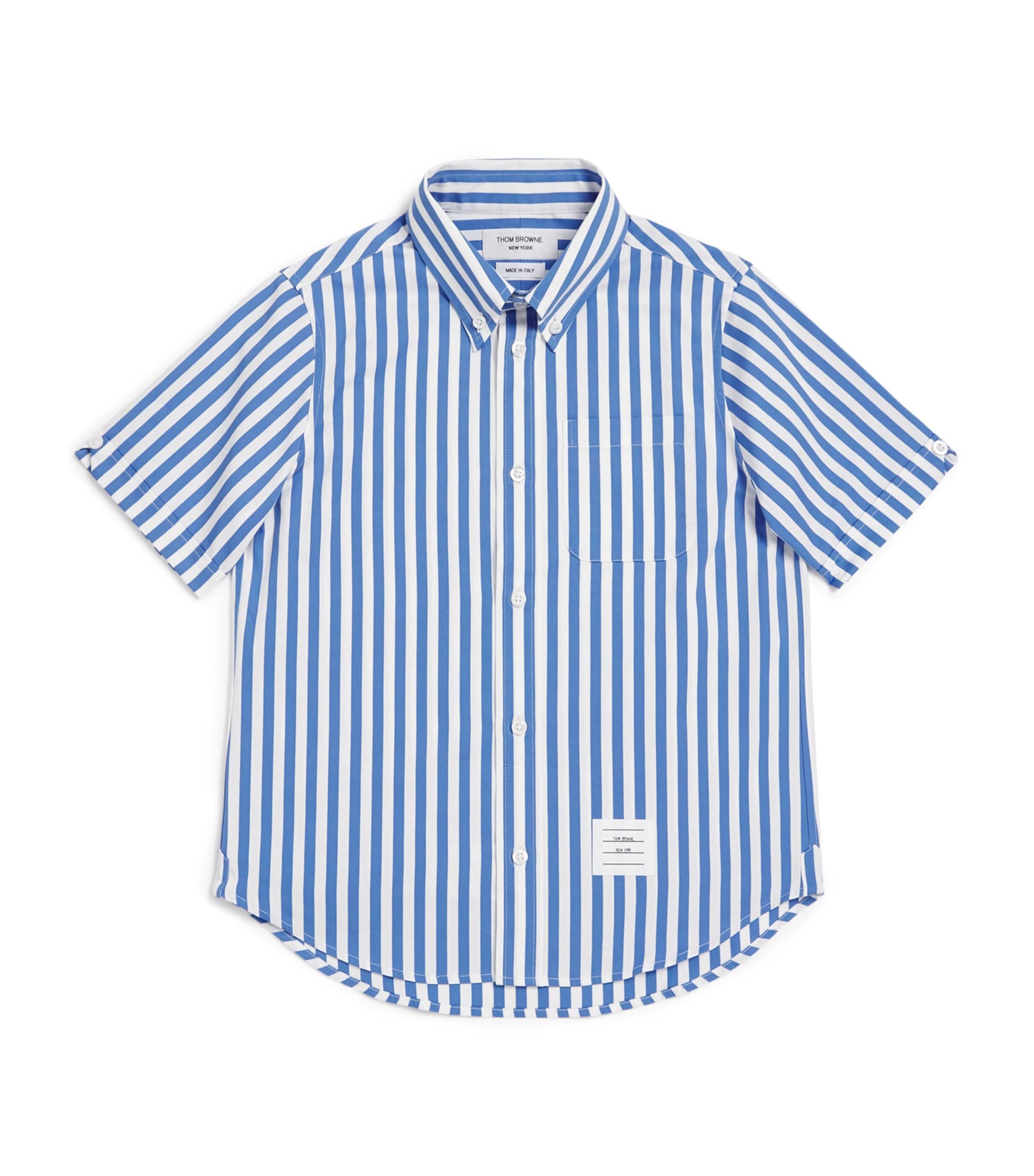 Thom Browne Kids Cotton Stripe Shirt (2-12 Years)