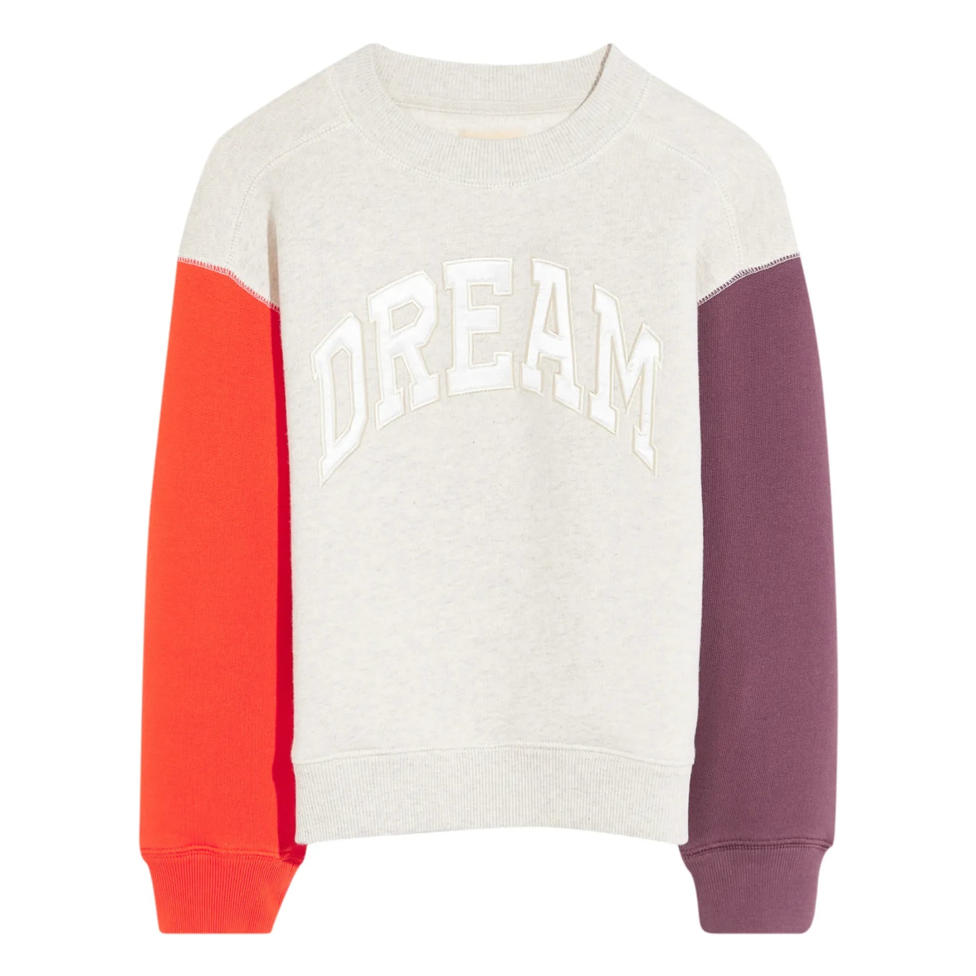 Bellerose - Fadol Colorblock sweatshirt | Heather grey