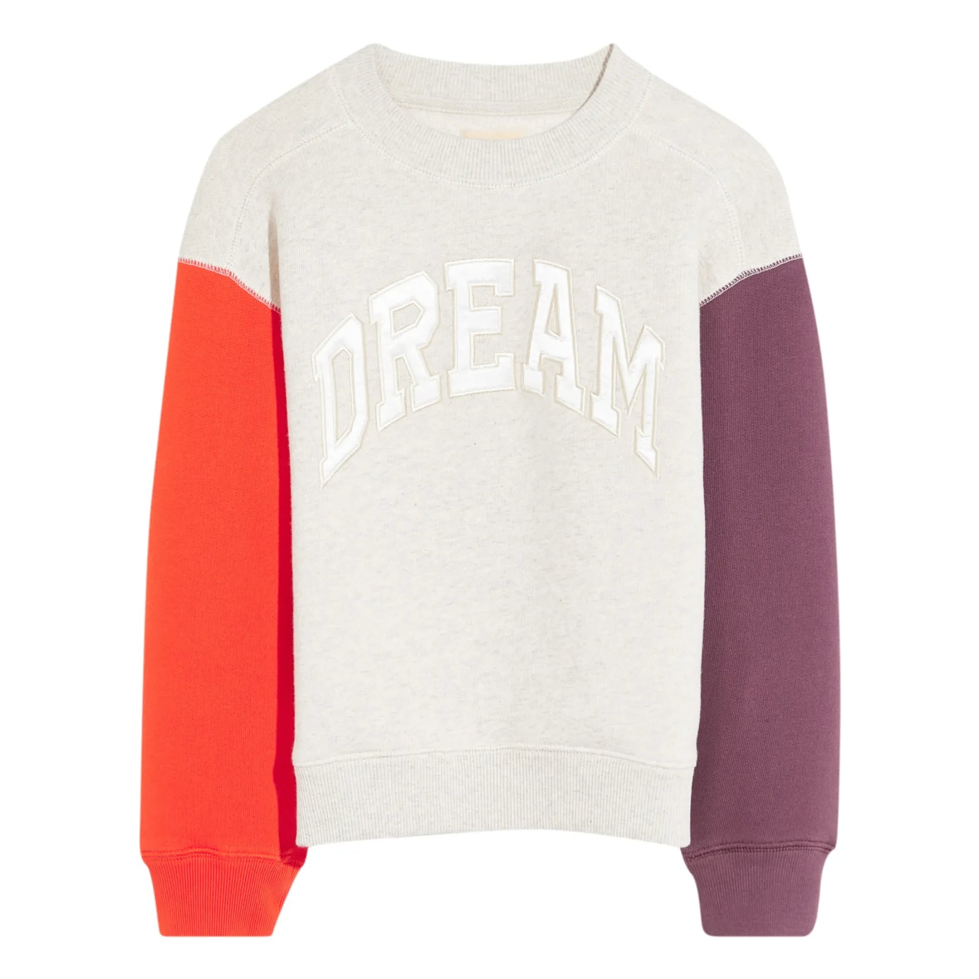 Bellerose - Fadol Colorblock sweatshirt | Heather grey