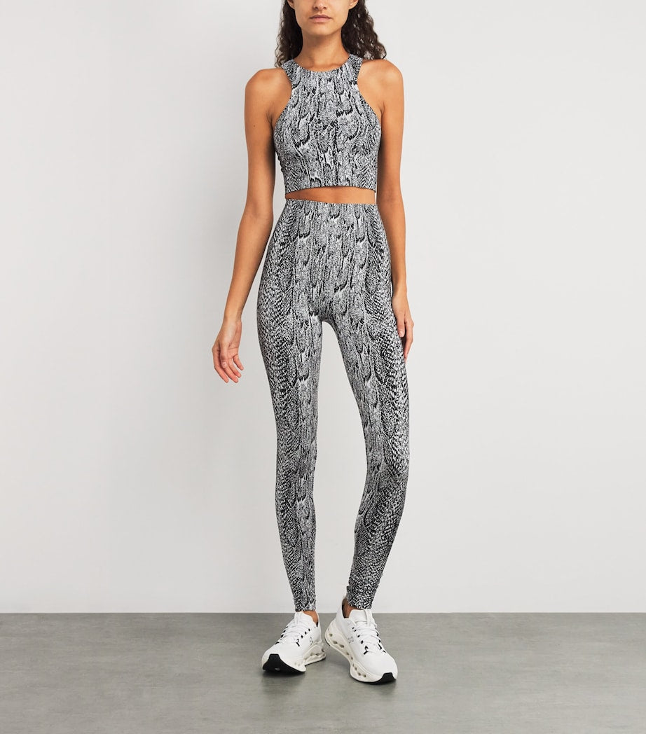 Seamless Python-Print Leggings