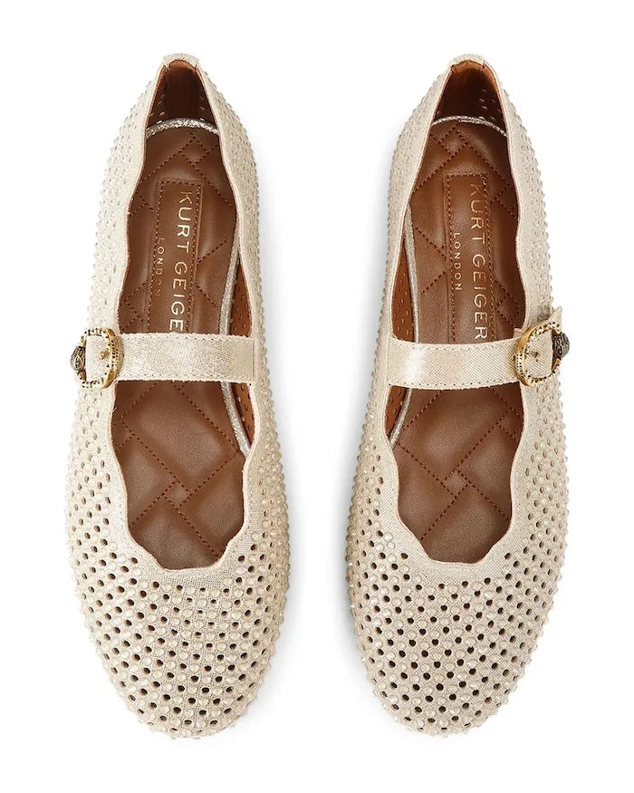 Kurt Geiger London Wavy Mayfair Ballet Flat Deri Balerin