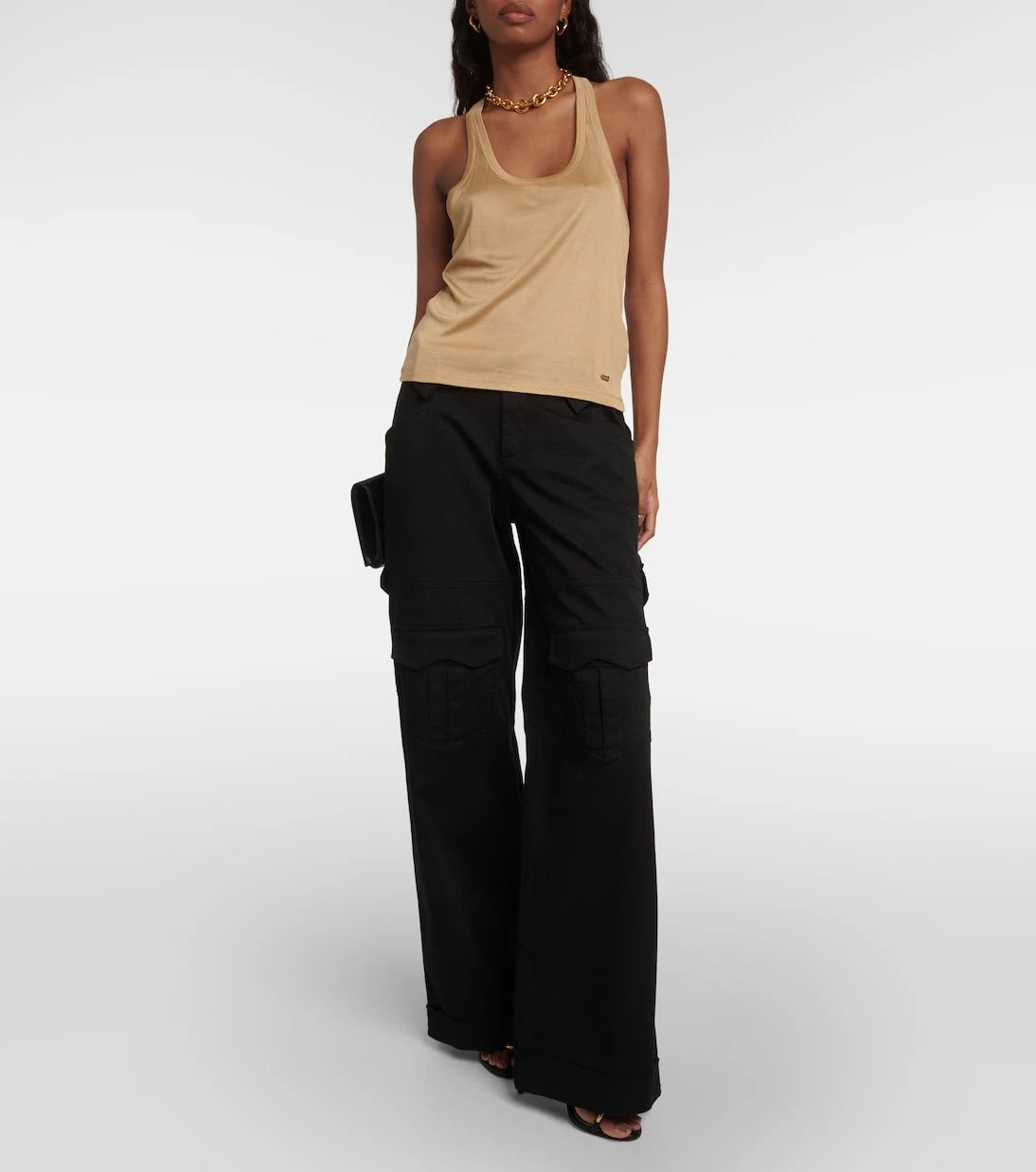 Tom Ford - Micro-Rib silk jersey tank top