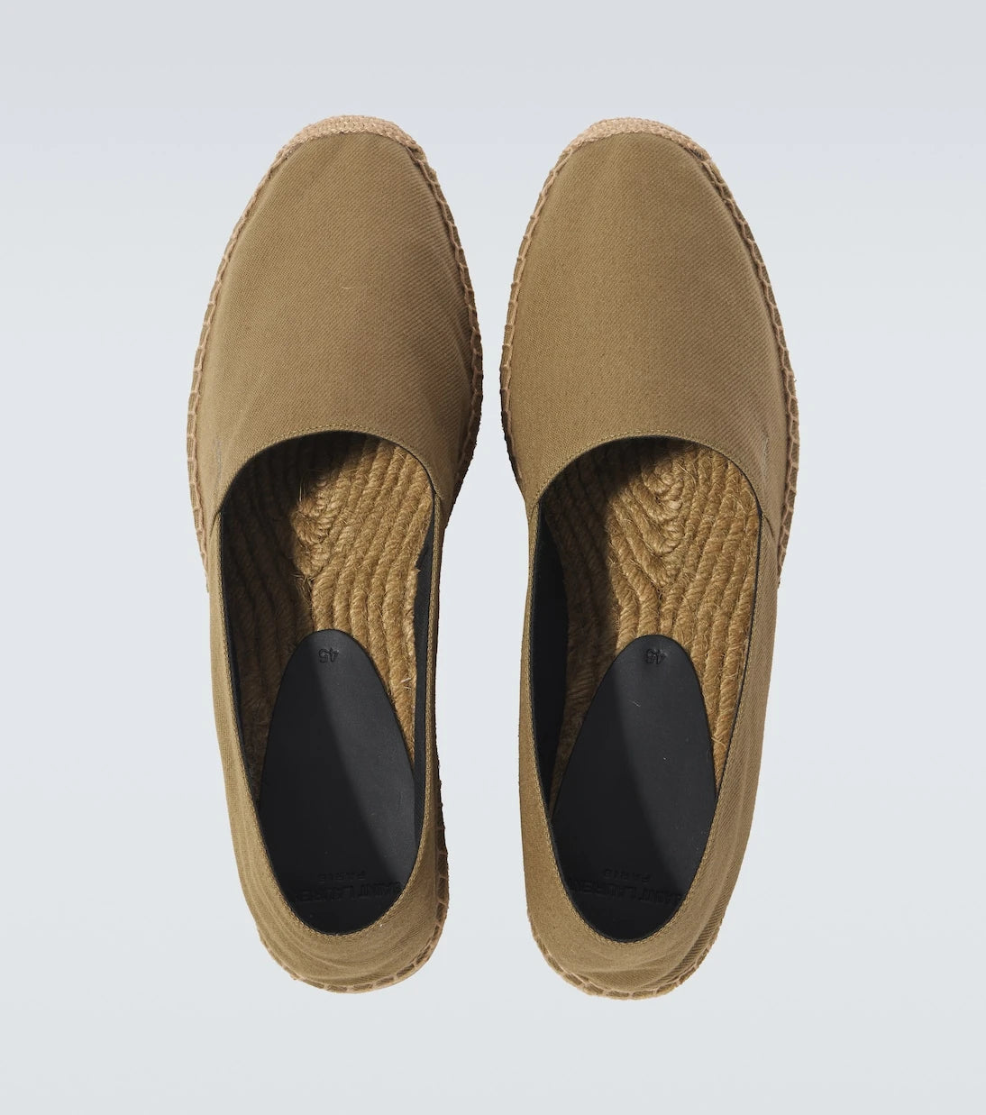 Saint Laurent - Cassandre gabardine espadrilles