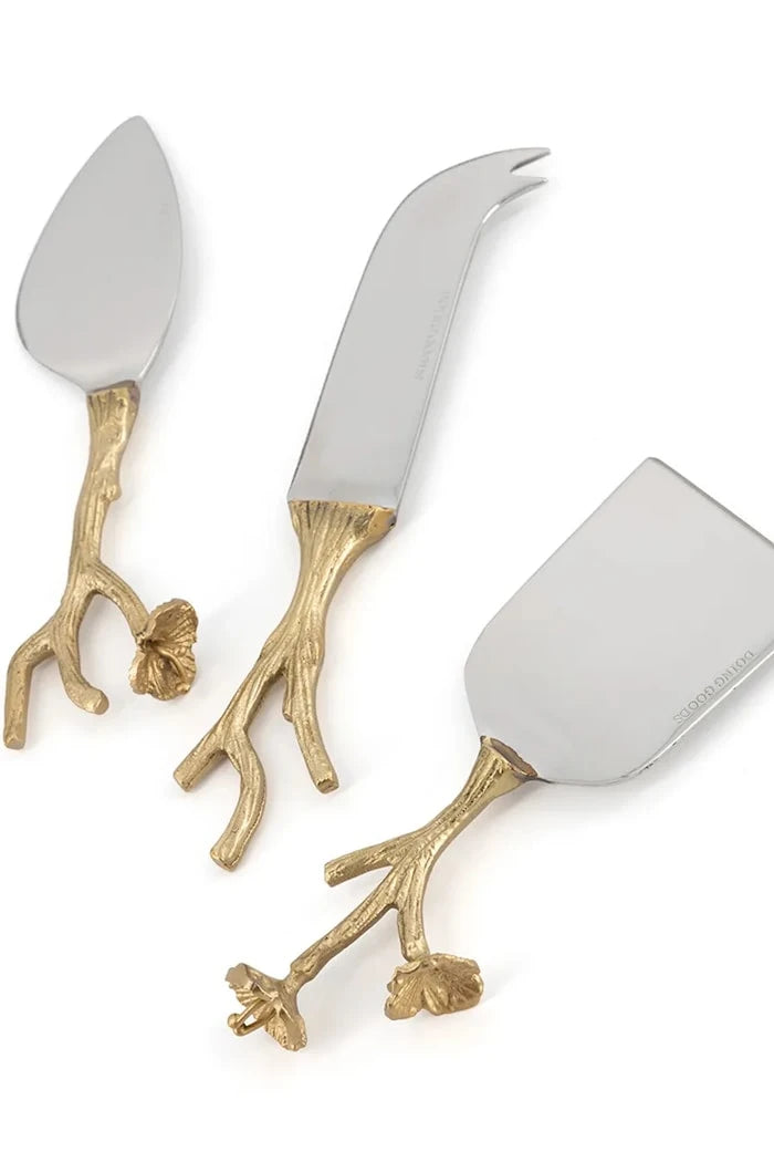 Doing Goods Ava Blossom Cheese Set Peynir Seti 17 x 17 x 4 cm