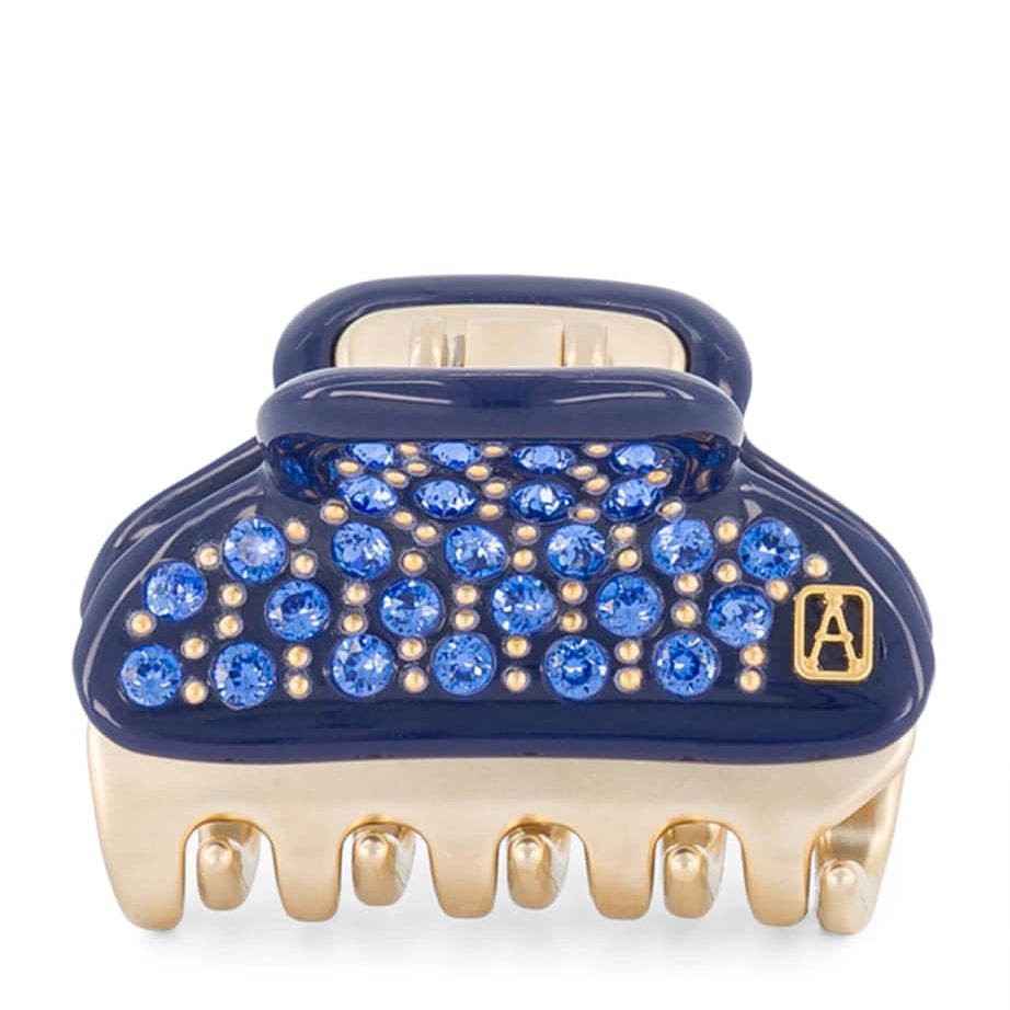 Alexandre de Paris Gold-Plated Crystal-Embellished Claw Hair Clip