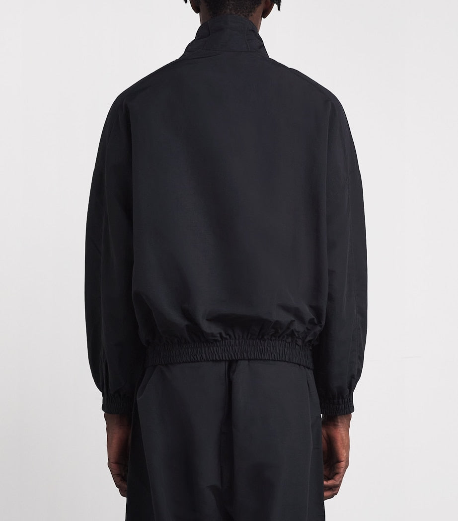 Willy Chavarria Black Ruff Rider Track Jacket