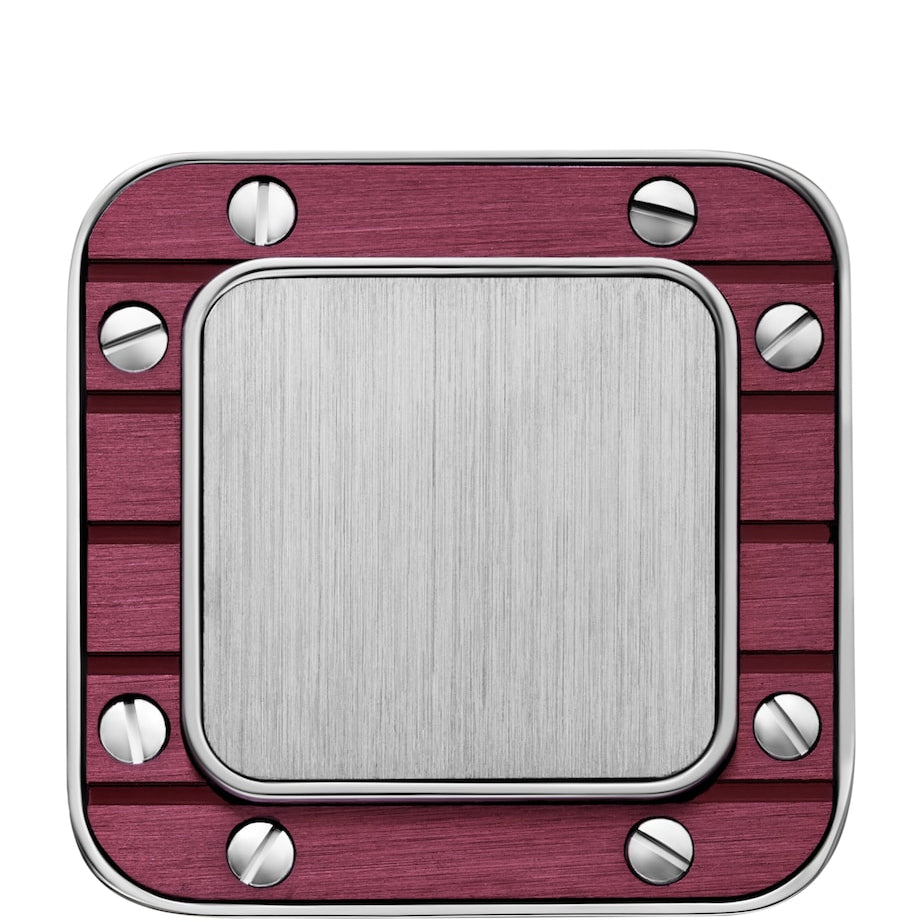 Sterling Silver Santos De Cartier Cufflinks