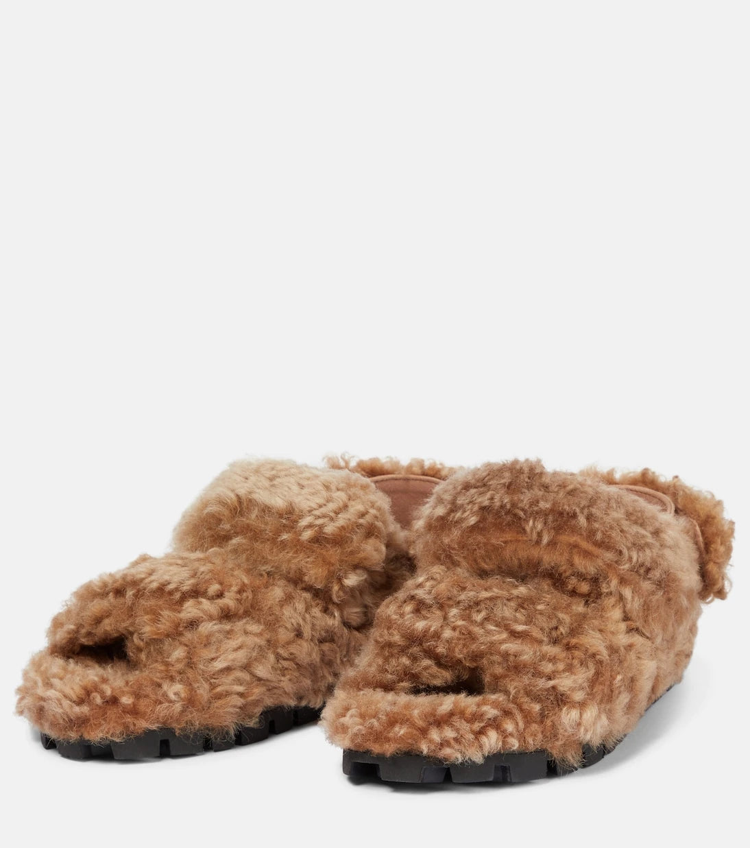 Miu Miu - Shearling sandals
