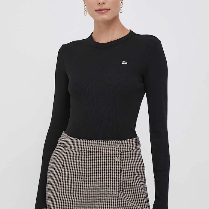Lacoste Uzun Kollu Pamuklu Bluz