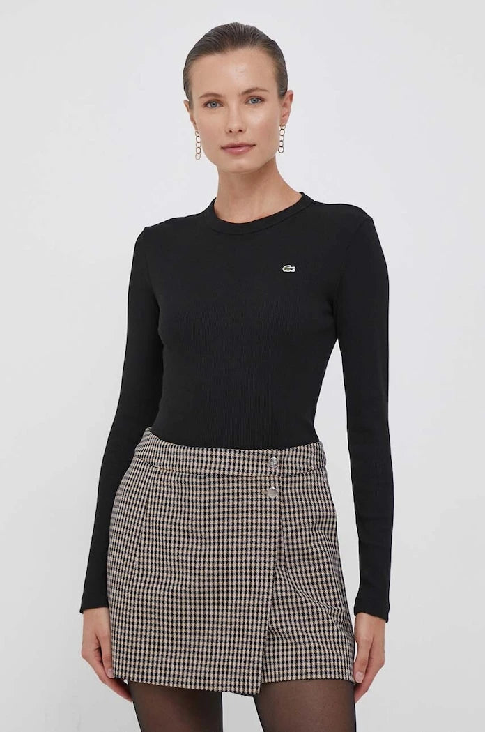 Lacoste Uzun Kollu Pamuklu Bluz