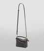 LOEWE Grey Mini Leather Puzzle Edge Top-Handle Bag
