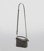LOEWE Grey Mini Leather Puzzle Edge Top-Handle Bag