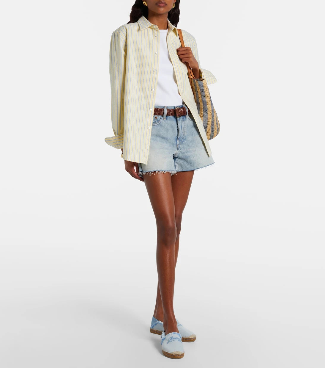 Jimmy Choo - Avi embroidered canvas espadrilles
