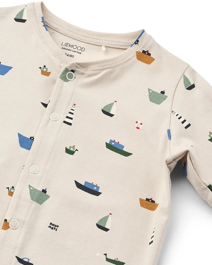 Liewood Birk Desenli Pijama Tulum