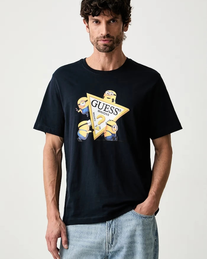 Guess Jeans Erkek Pamuklu Tişört