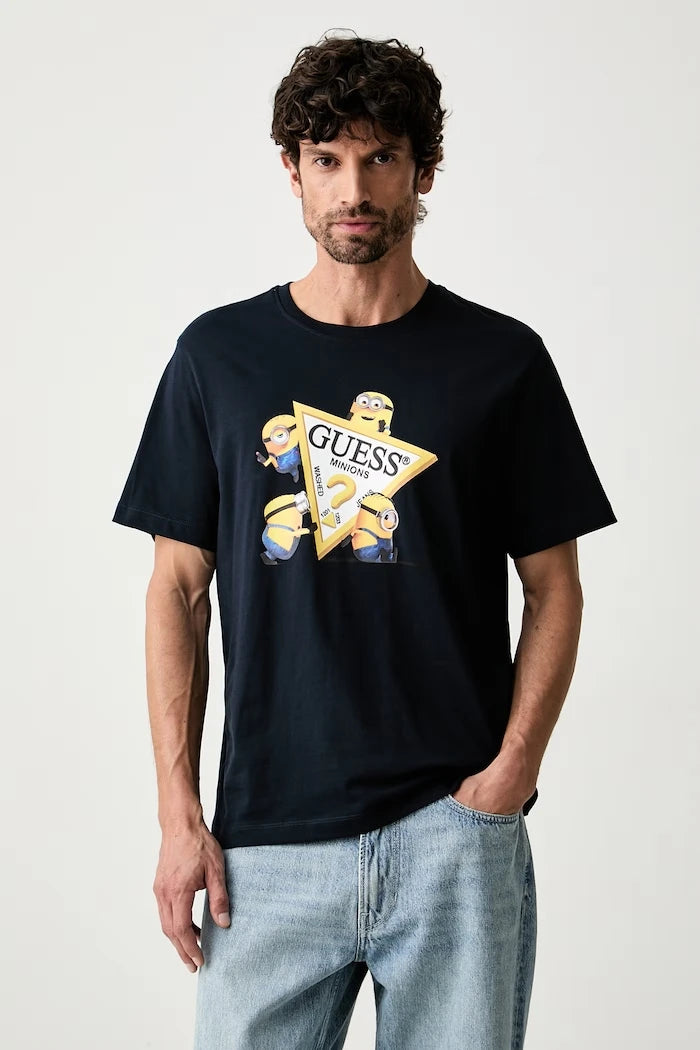 Guess Jeans Erkek Pamuklu Tişört