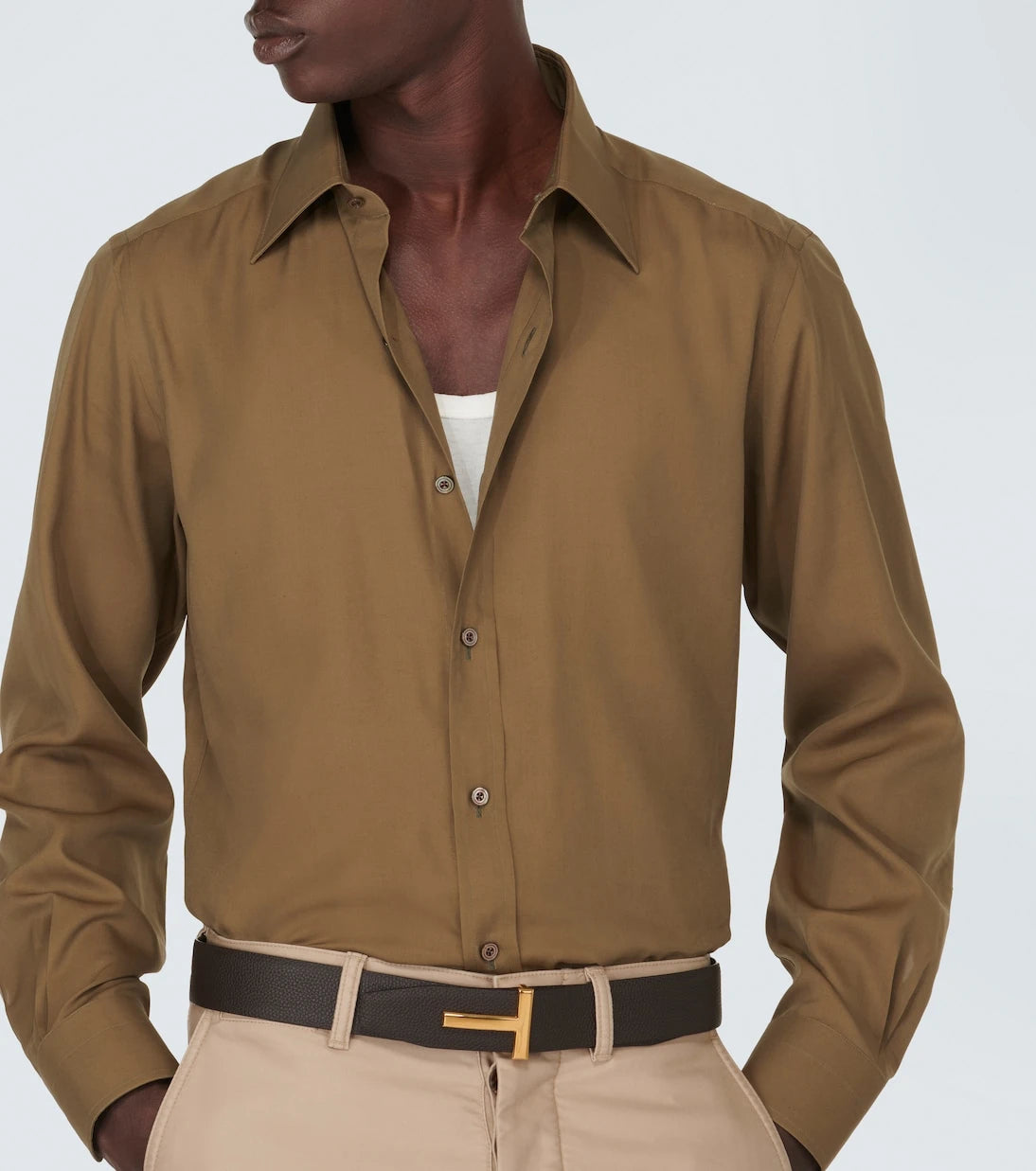 Tom Ford - Silk poplin shirt