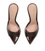 Brown Elle Mules 105