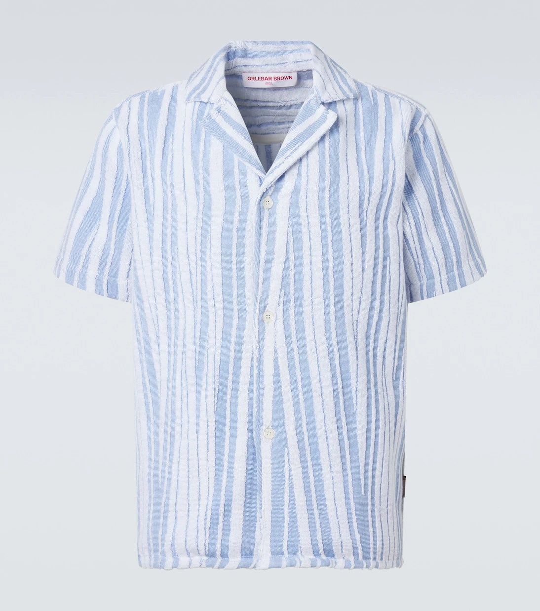 Orlebar Brown - Howel striped cotton toweling shirt