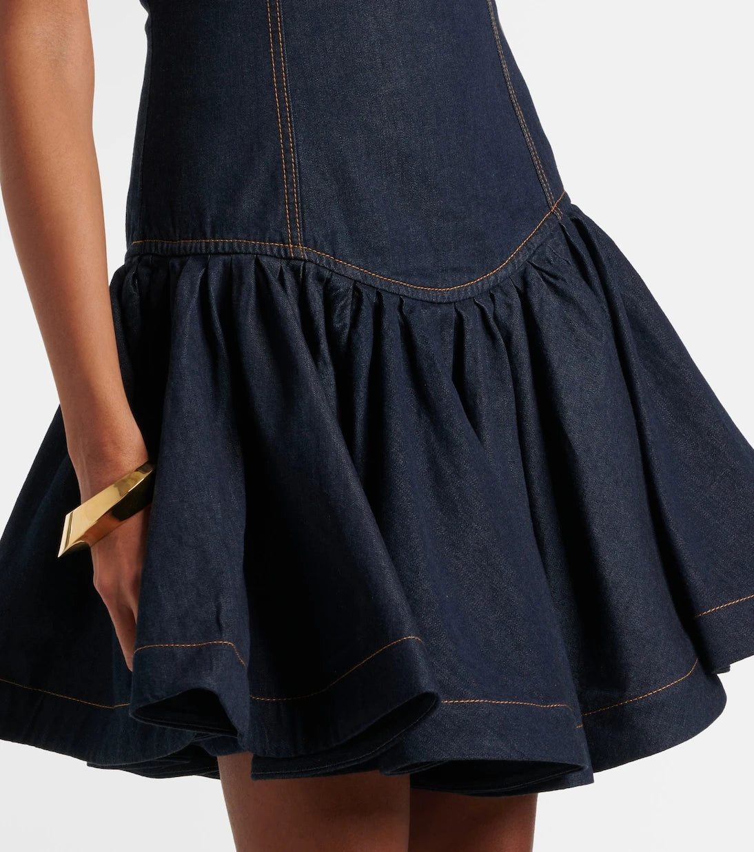 Zimmermann - Crush denim minidress