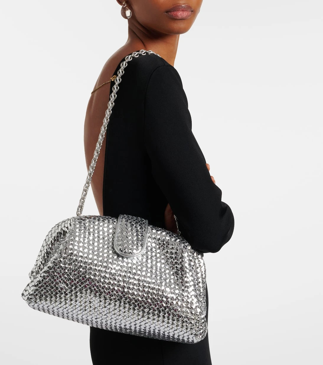 Bottega Veneta - Lauren 1980 Medium leather clutch