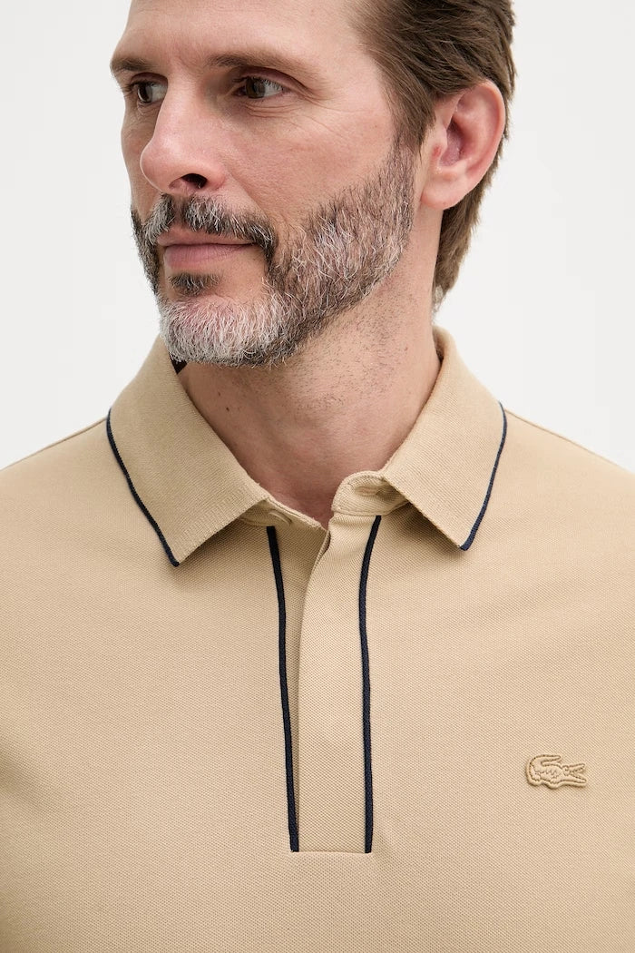 Lacoste erkek pamuk elastan yakalı tişört