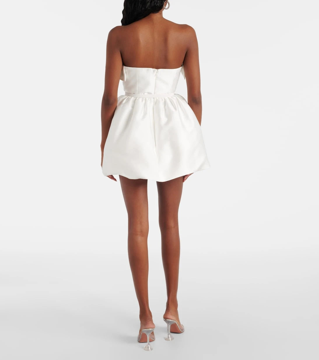Roland Mouret - Ruffled draped strapless minidress
