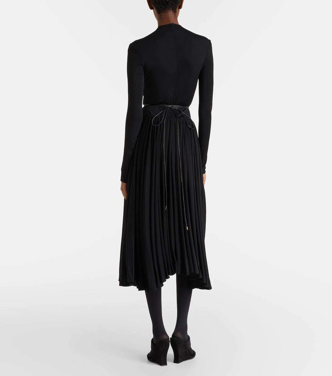 Alaïa - فستان جيرسيه متوسط الطول