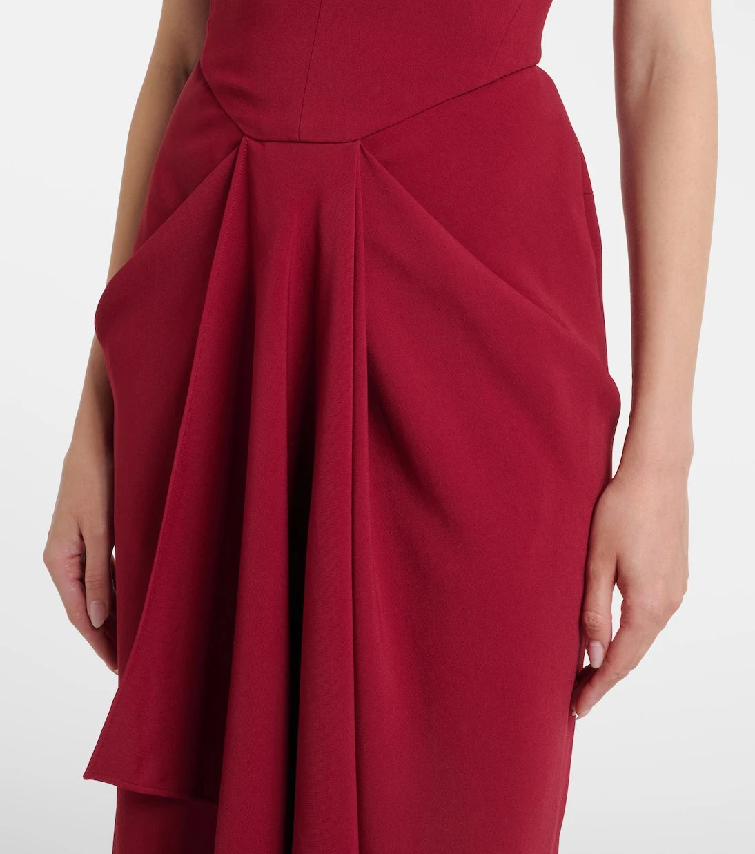 Givenchy - Asymmetrical draped midi dress