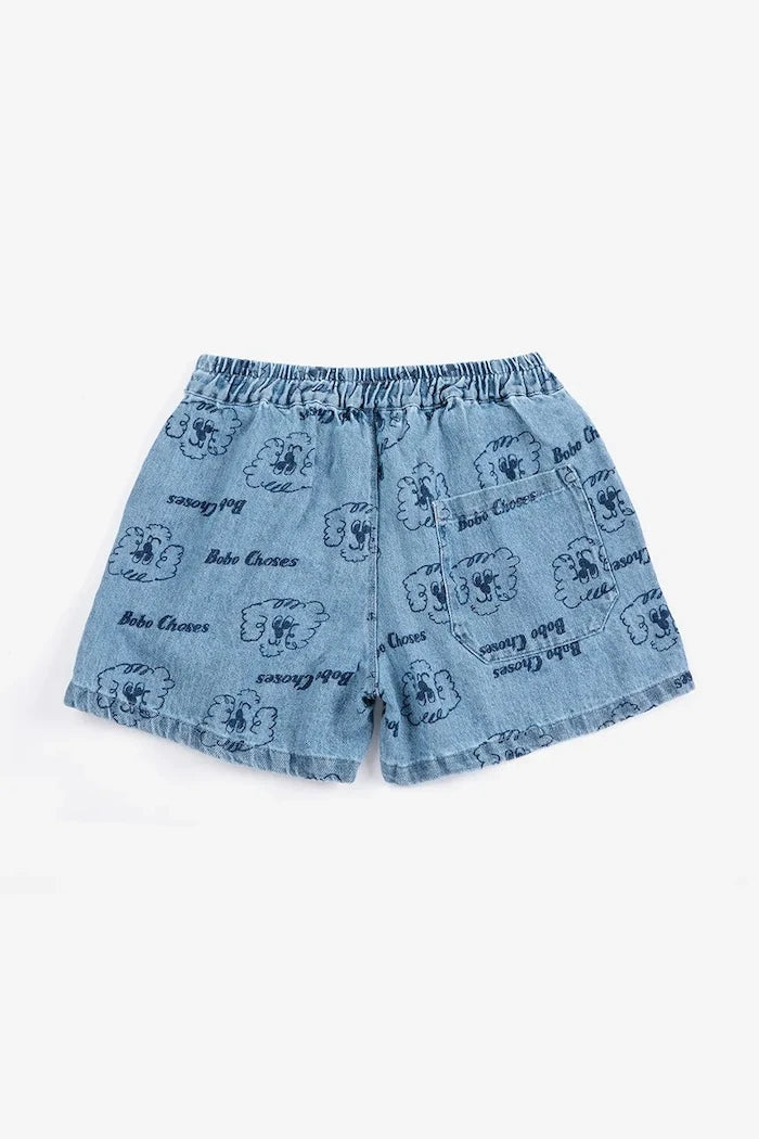 Bobo Choses Pickles The Dog Bebek Denim Şort