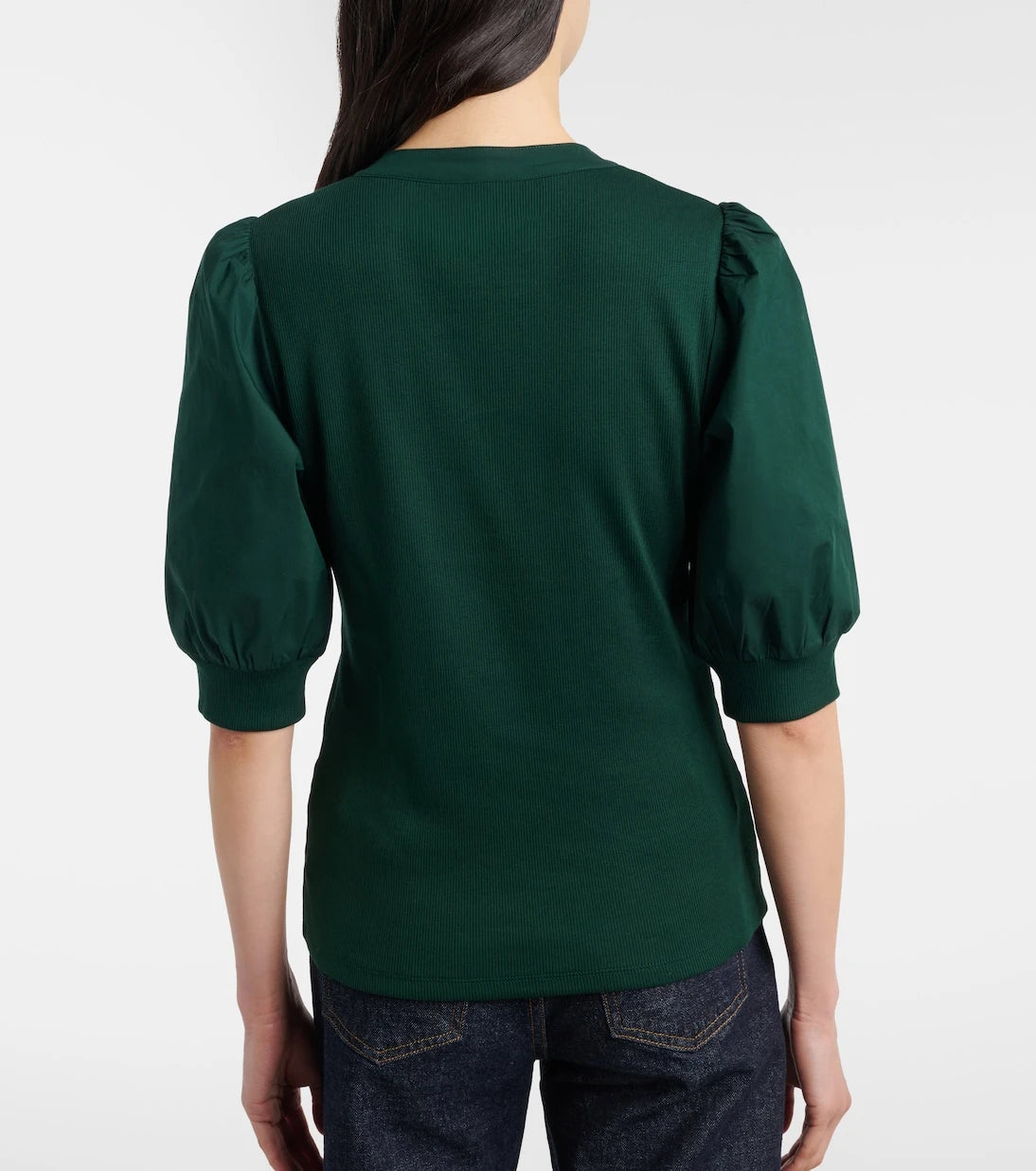 Veronica Beard - Coralee knitted cotton-blend top