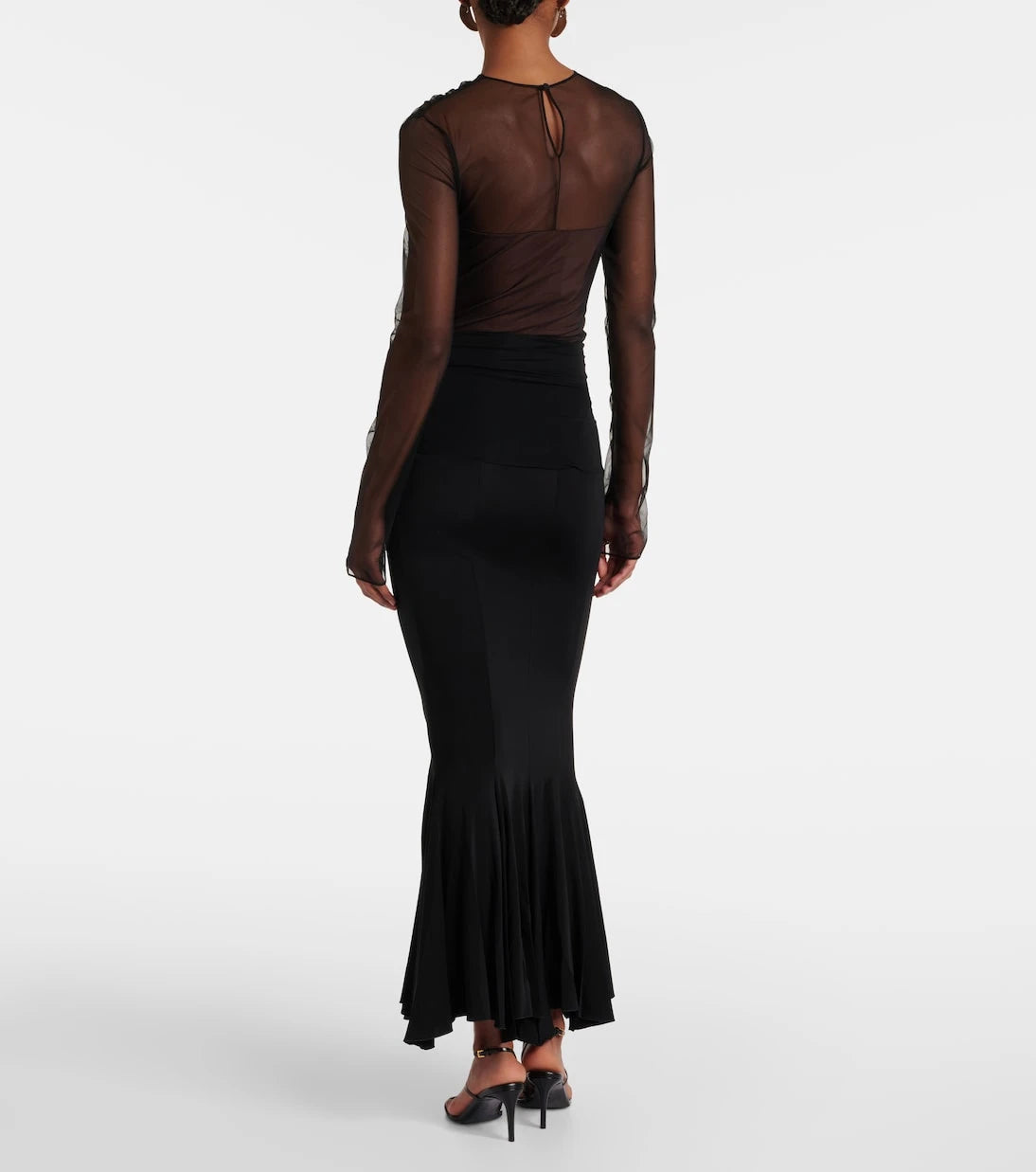 Nensi Dojaka - Zoe flared maxi skirt