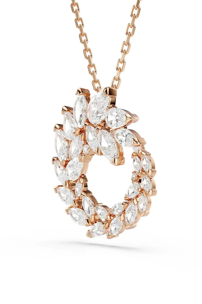 Swarovski kadın altın kaplama zirkonlu MESMERA kolye