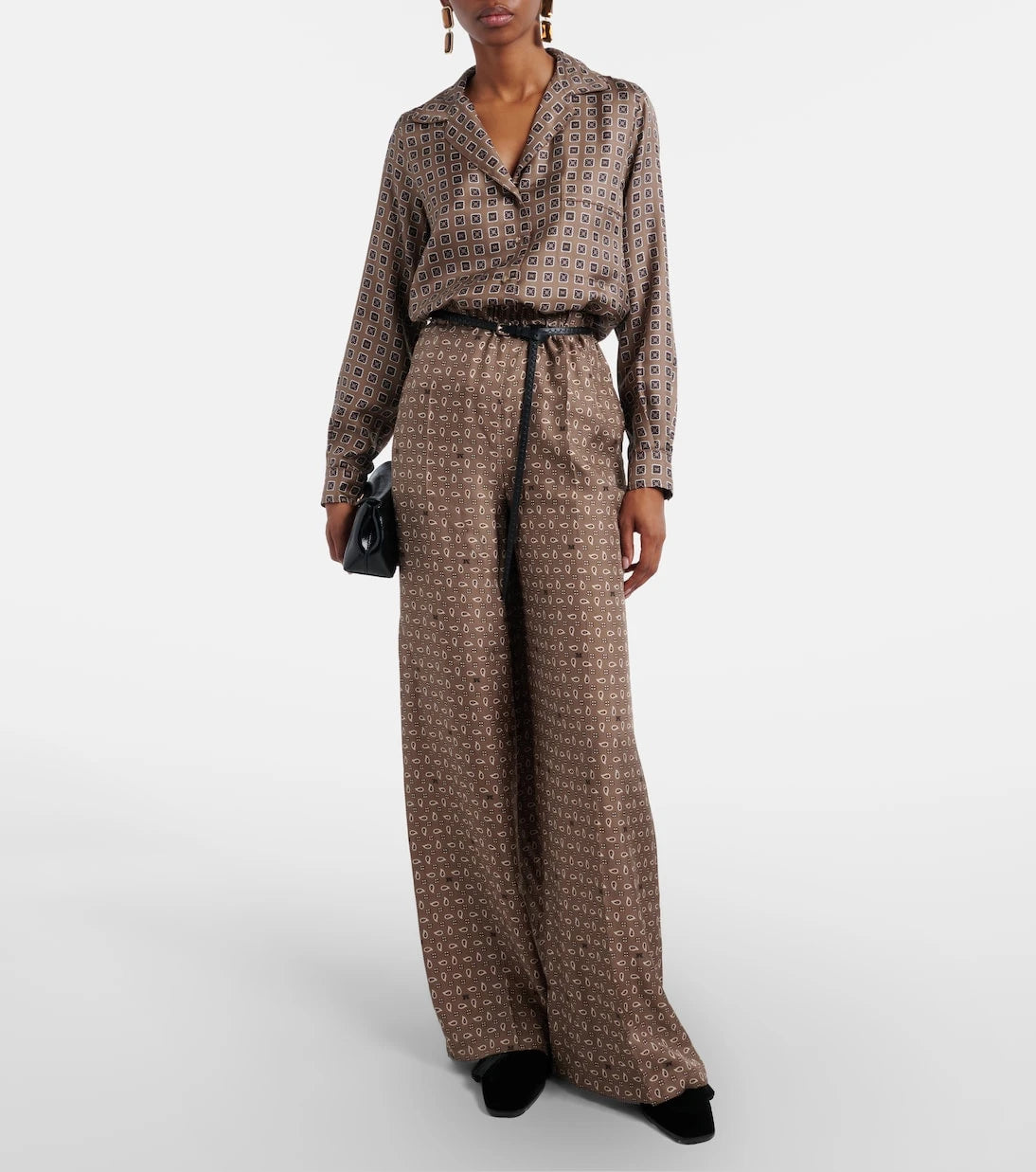 Max Mara - Disco printed silk twill shirt