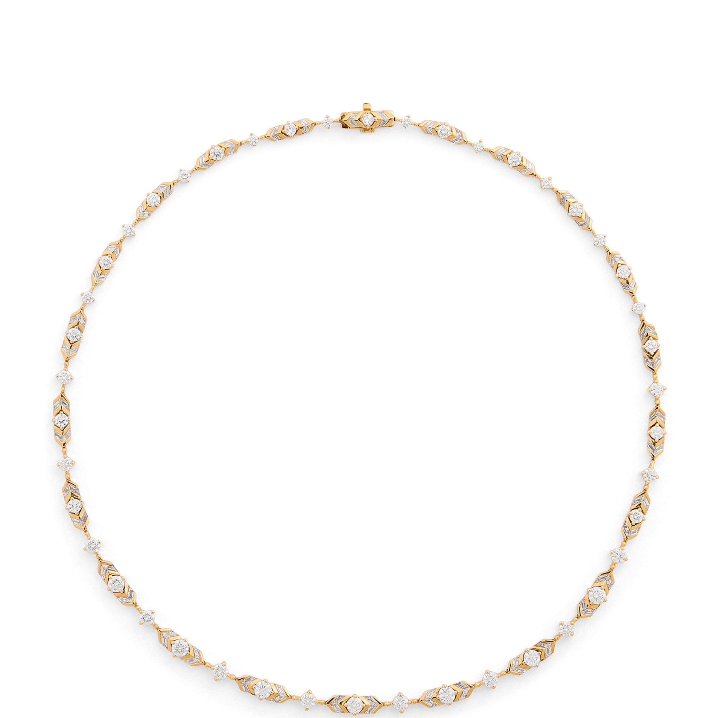 Yellow Gold and Diamond Dakota Necklace