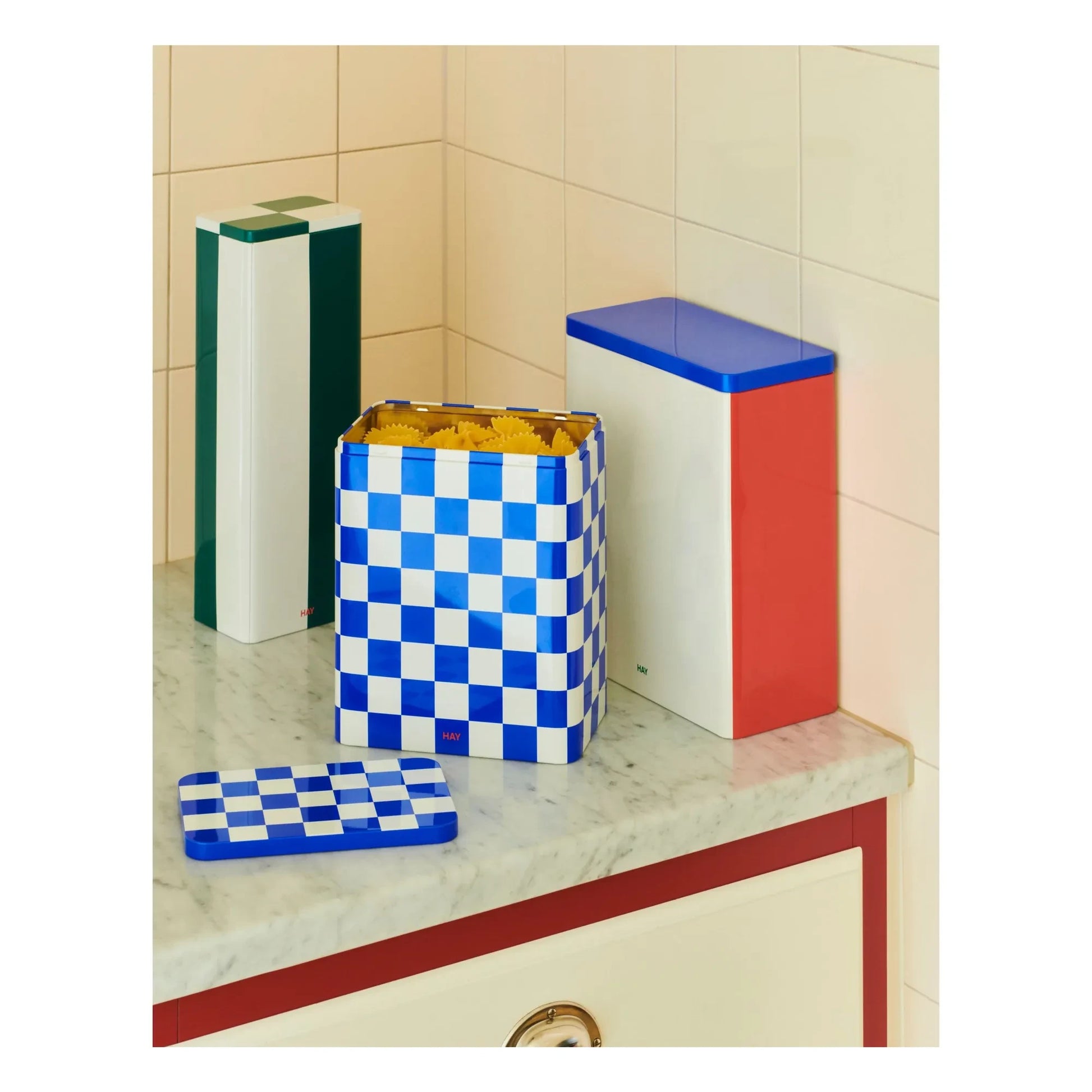 Hay - Tin storage box | Blue