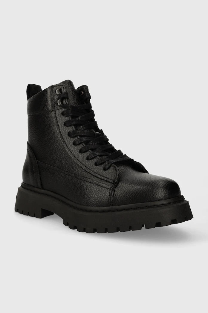 Кожени туристически обувки Tommy Jeans TJM WARM LINING BOOT