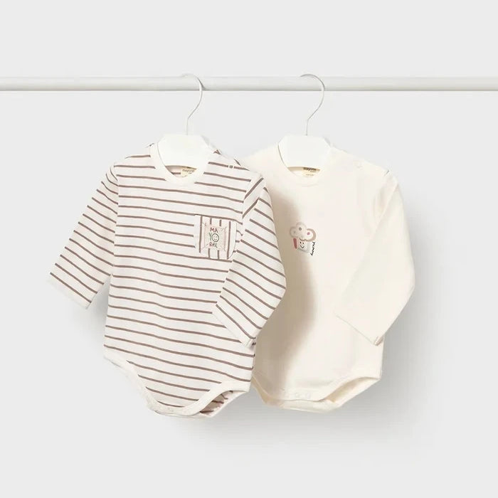 Mayoral Newborn боди за деца с памук 2 броя