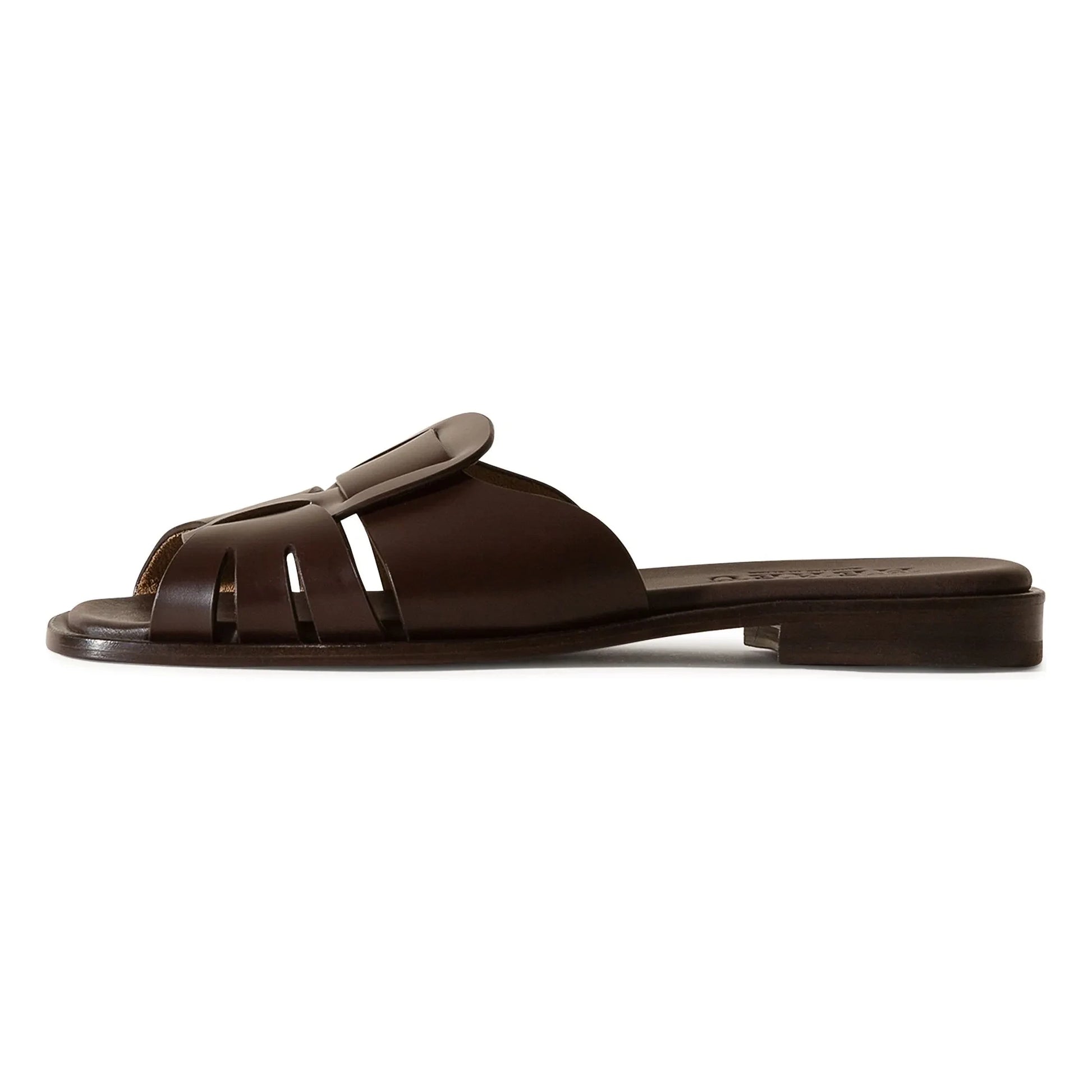Hereu - Ancora Leather sandals | Dark Brown