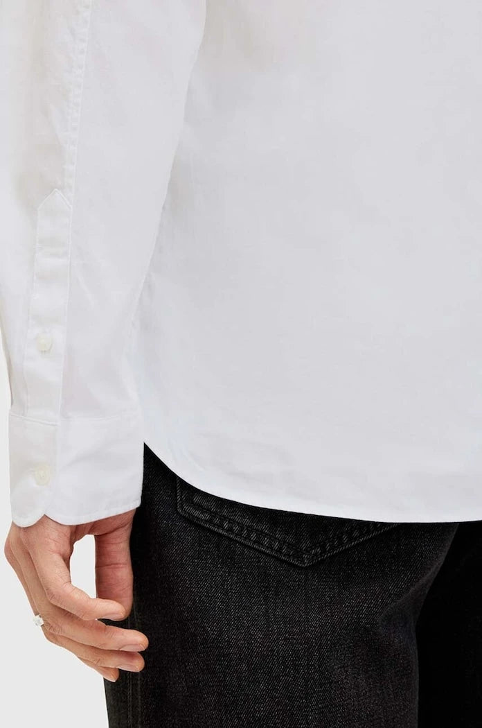 Памучна риза AllSaints HAWTHORNE LS SHIRT
